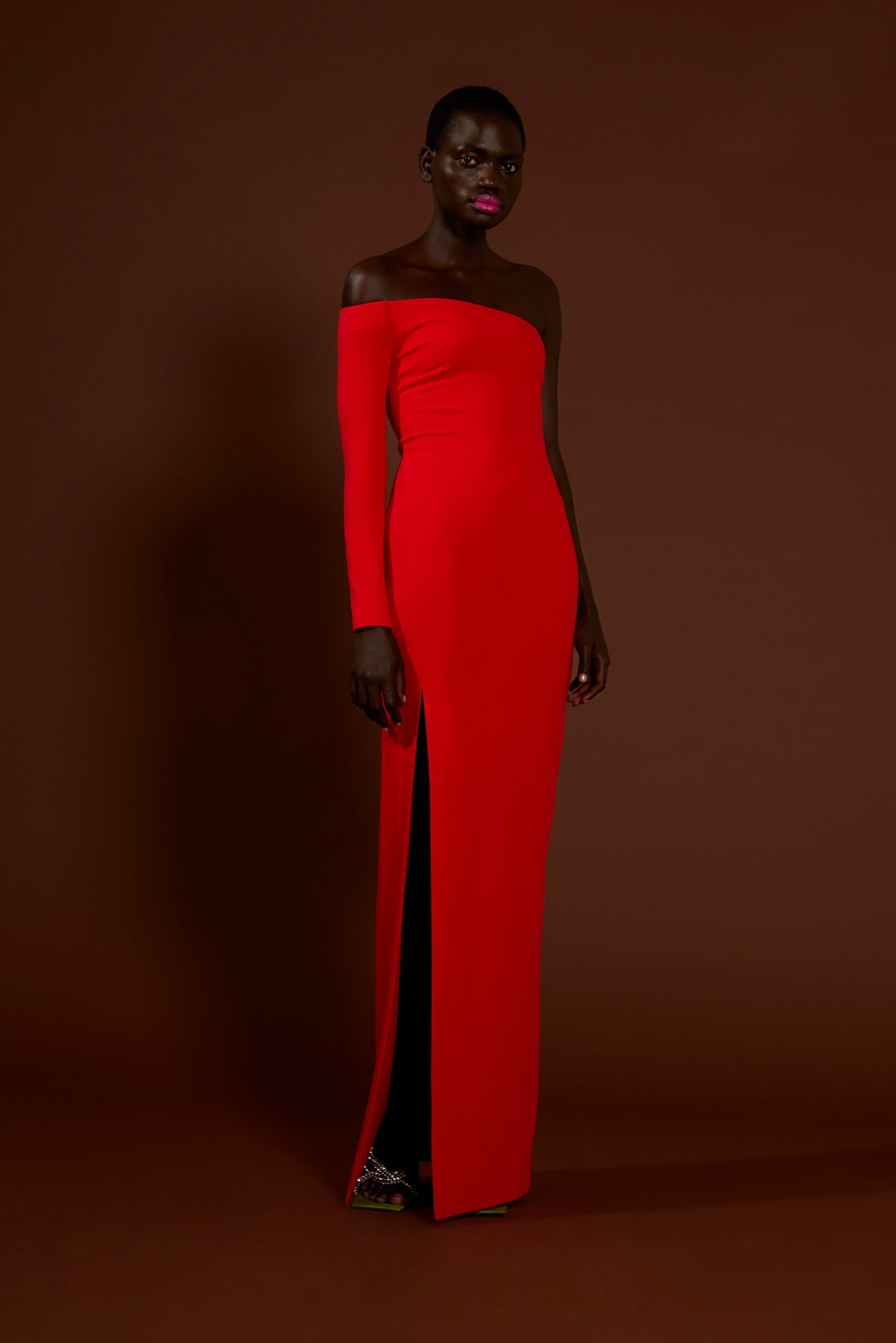 The Palmer Dress in Red