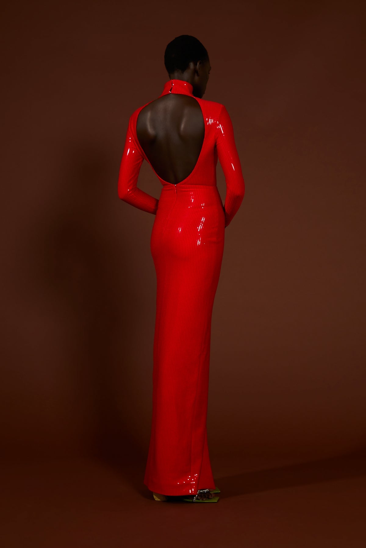 The Harper Dress in Red
