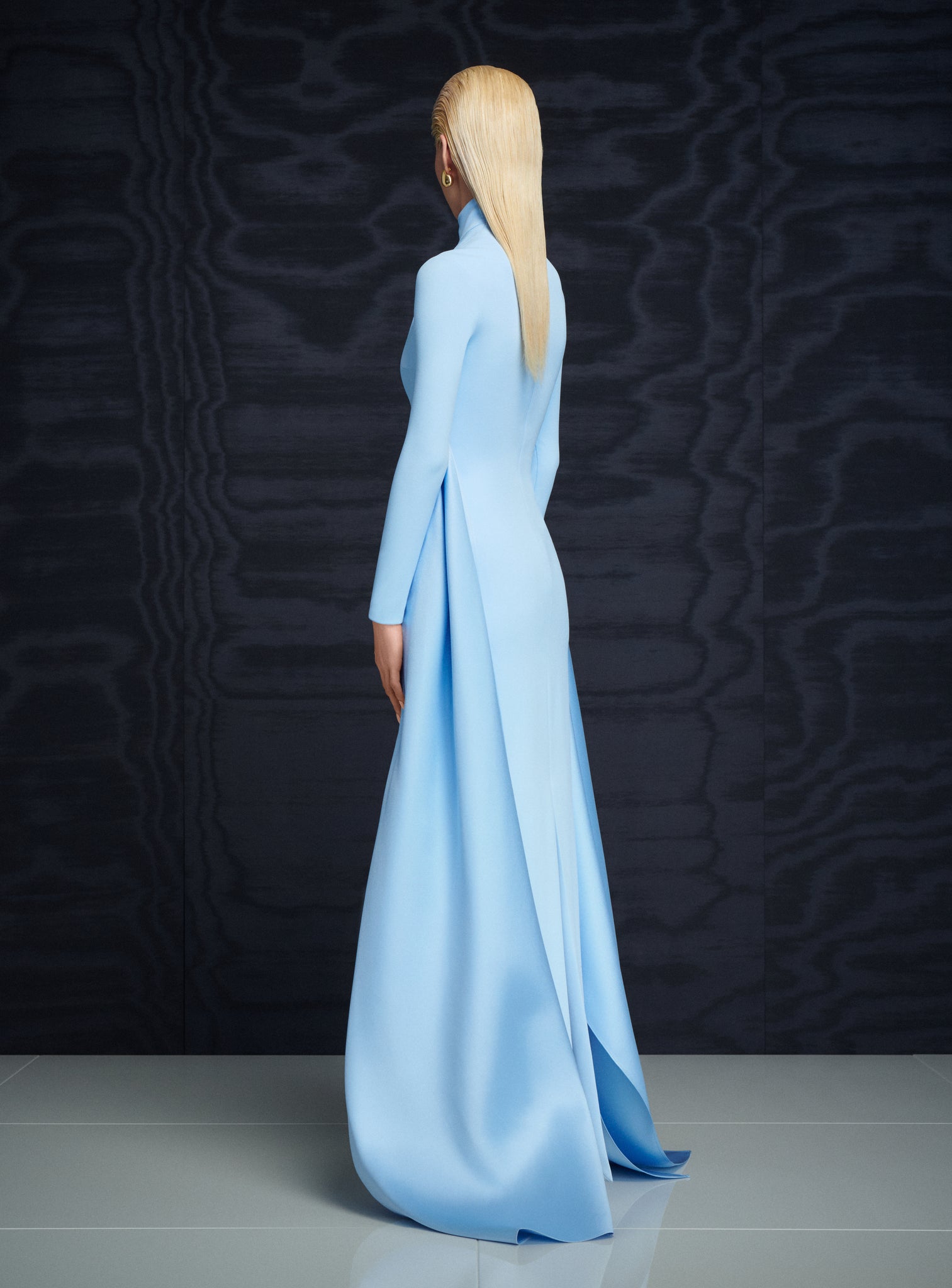 The Olivia Maxi Dress in Ice Blue
