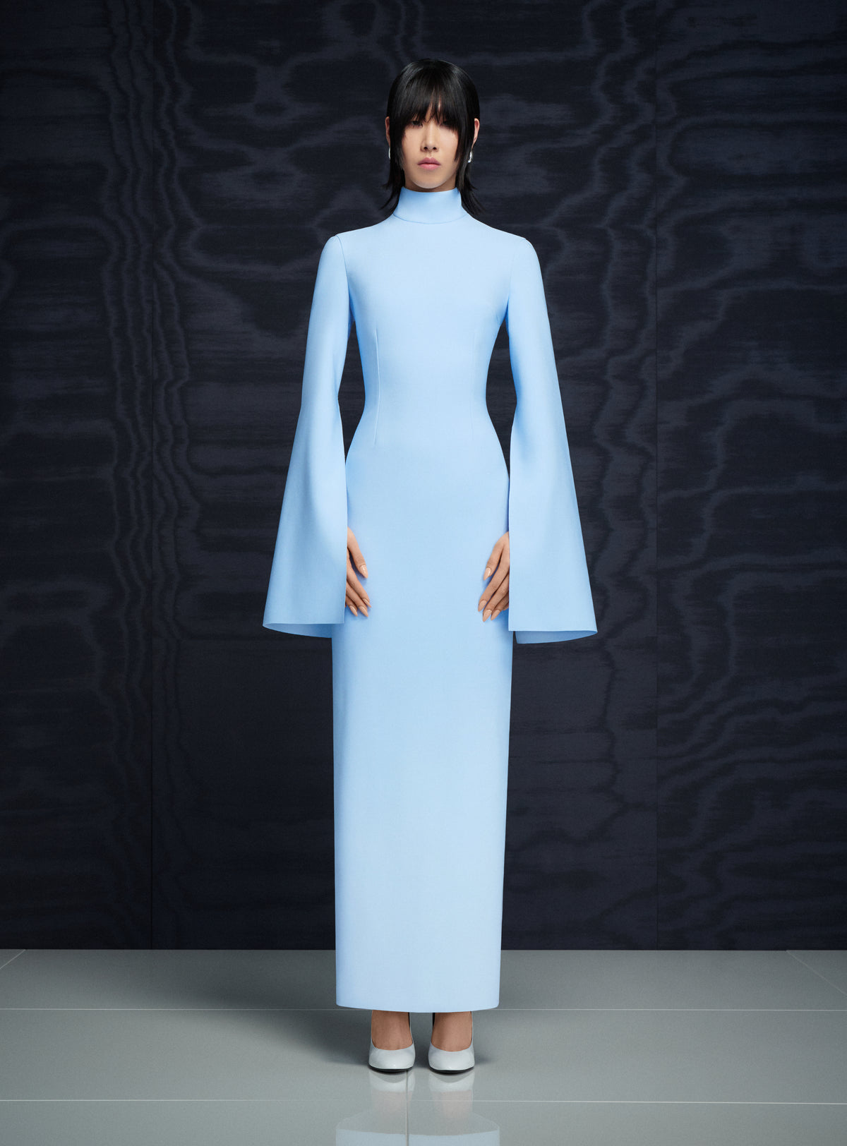 The Josefine Maxi Dress in Ice Blue