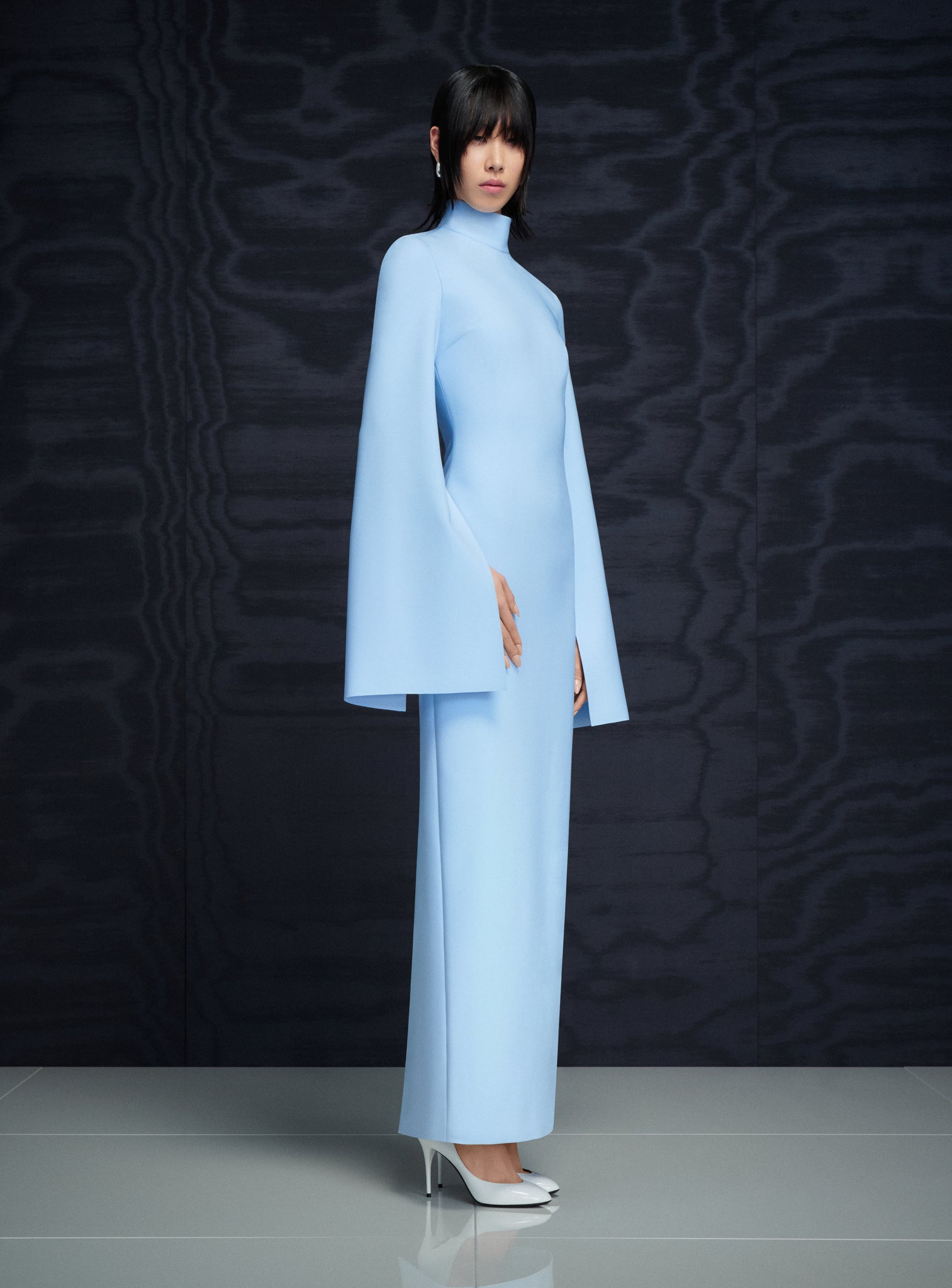 The Josefine Maxi Dress in Ice Blue