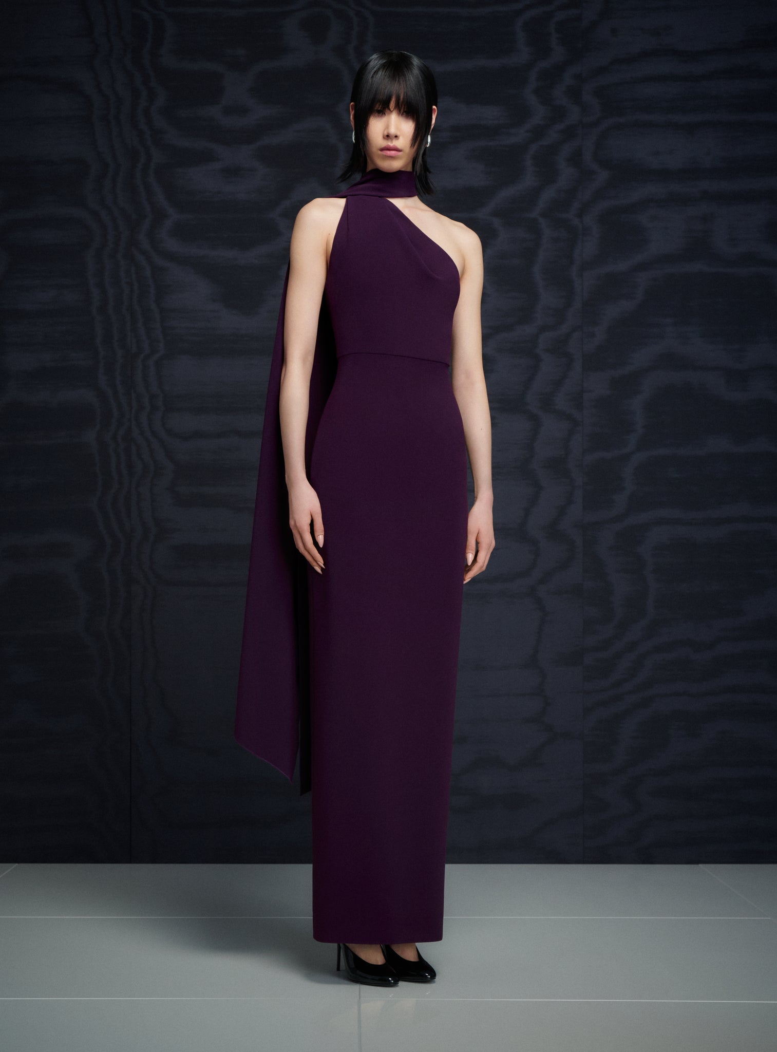 The Demi Maxi Dress in Plum