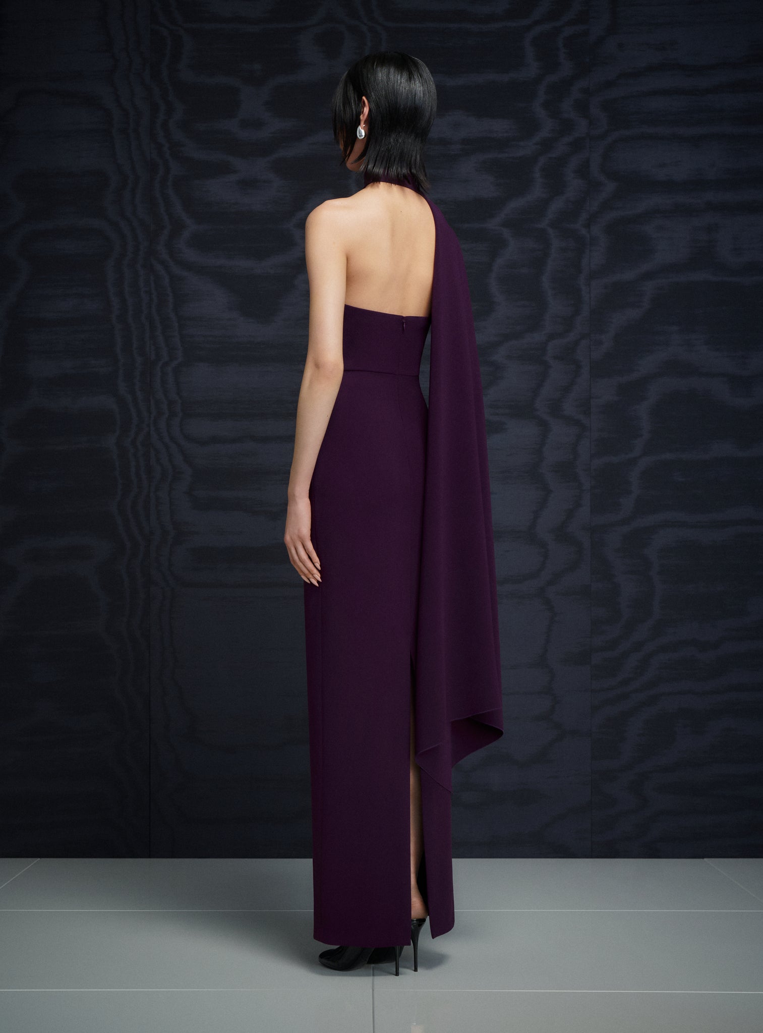 The Demi Maxi Dress in Plum