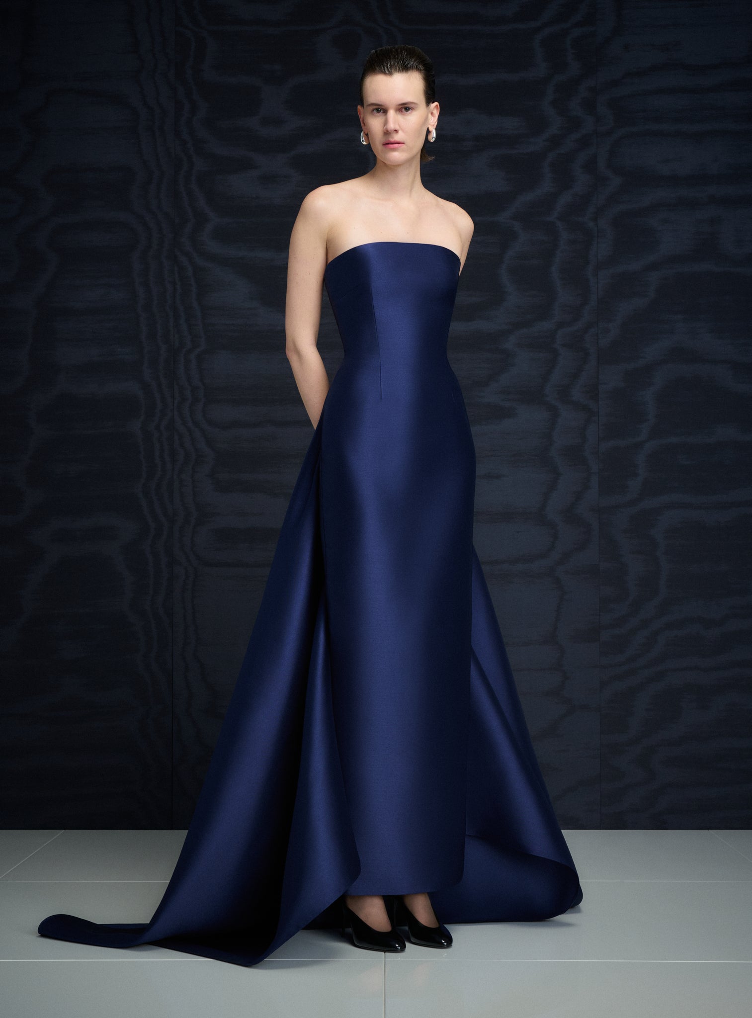 The Imani Maxi Dress in Navy