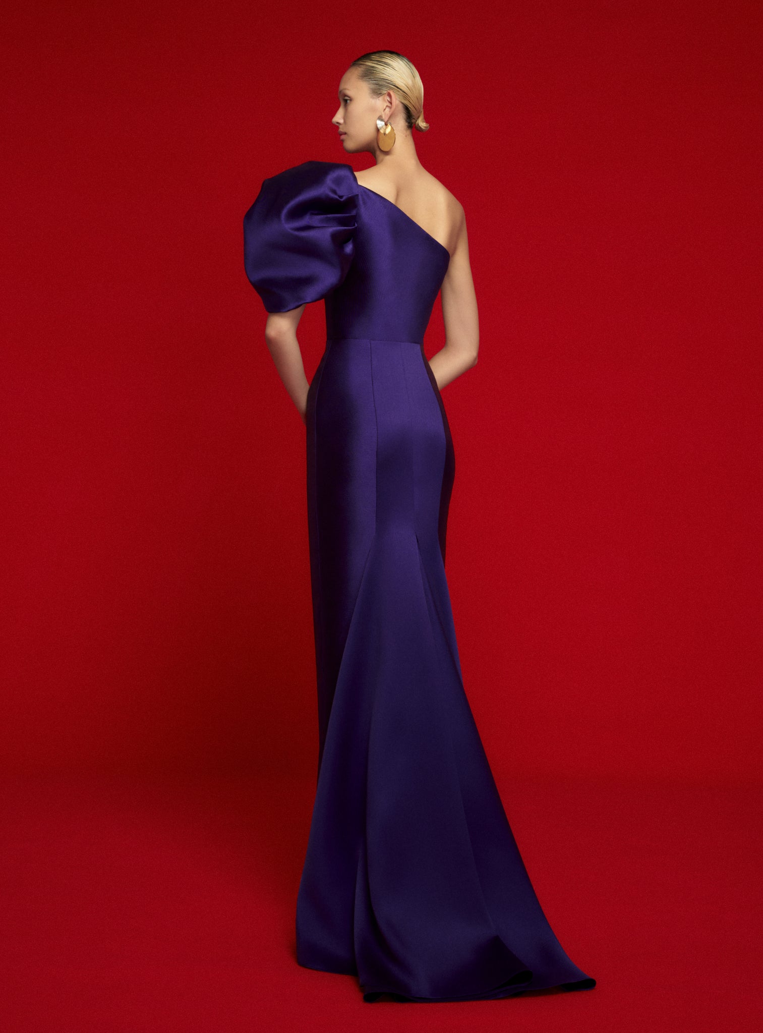 The Reya Maxi Dress in Amethyst