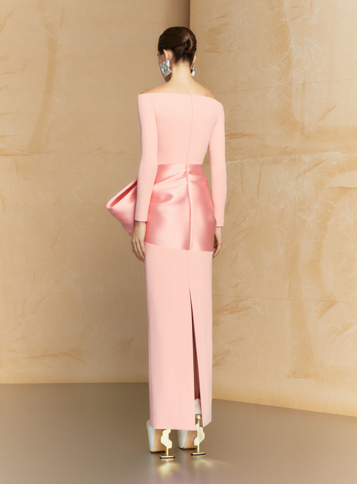 The Kori Maxi Dress in Putty Pink