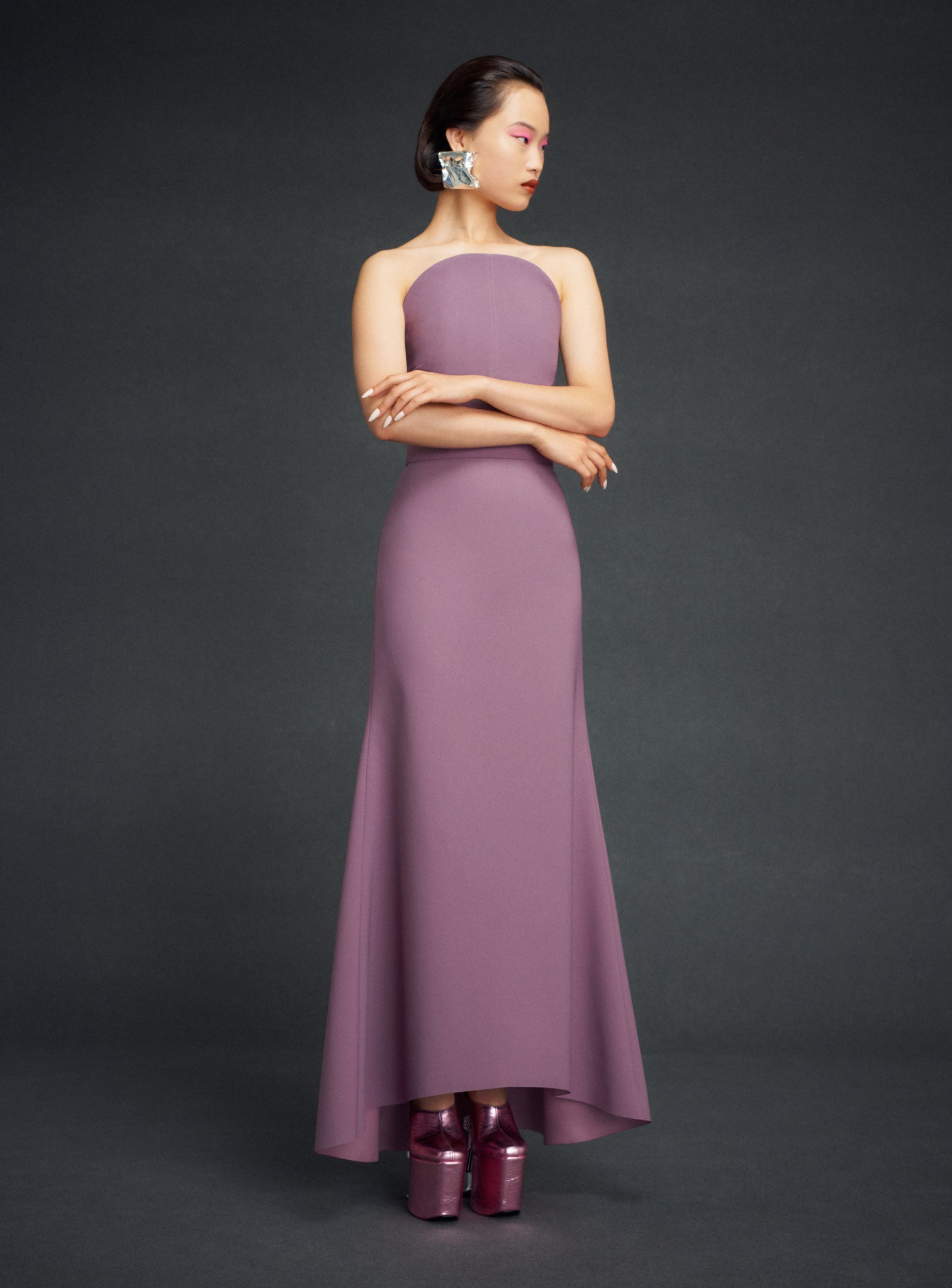 The Ember Maxi Dress in Acai