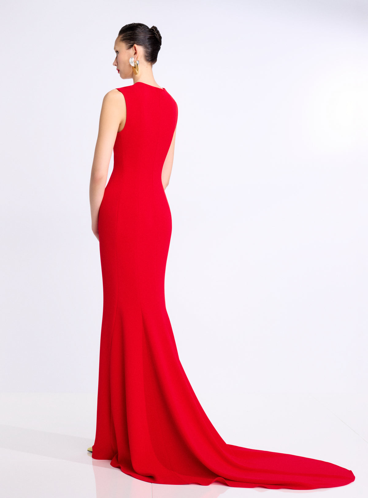 The Althea Maxi Dress in Red