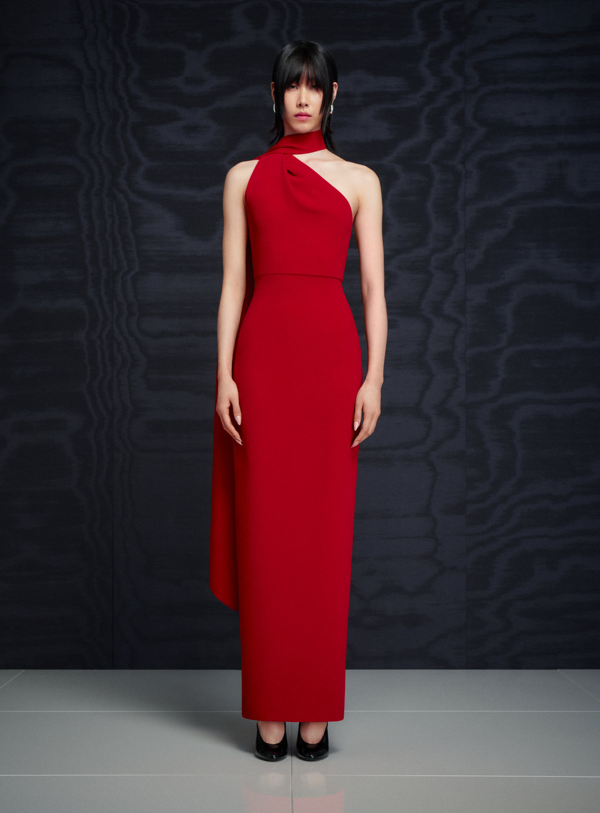 The Demi Maxi Dress in Crimson Red