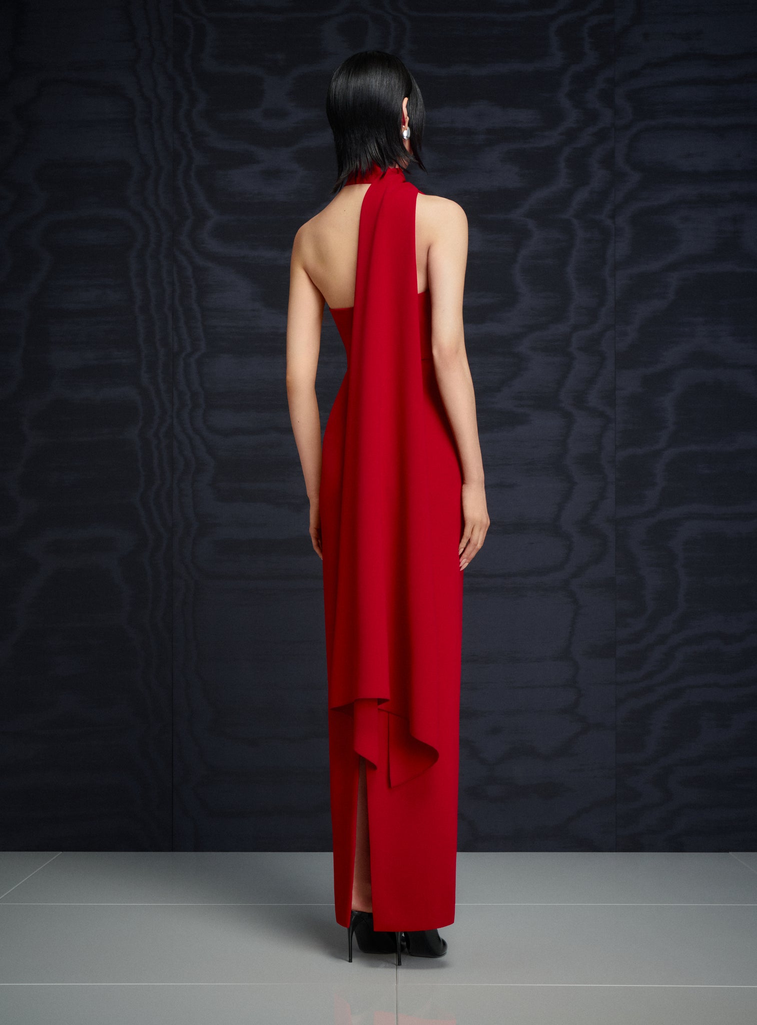 The Demi Maxi Dress in Crimson Red