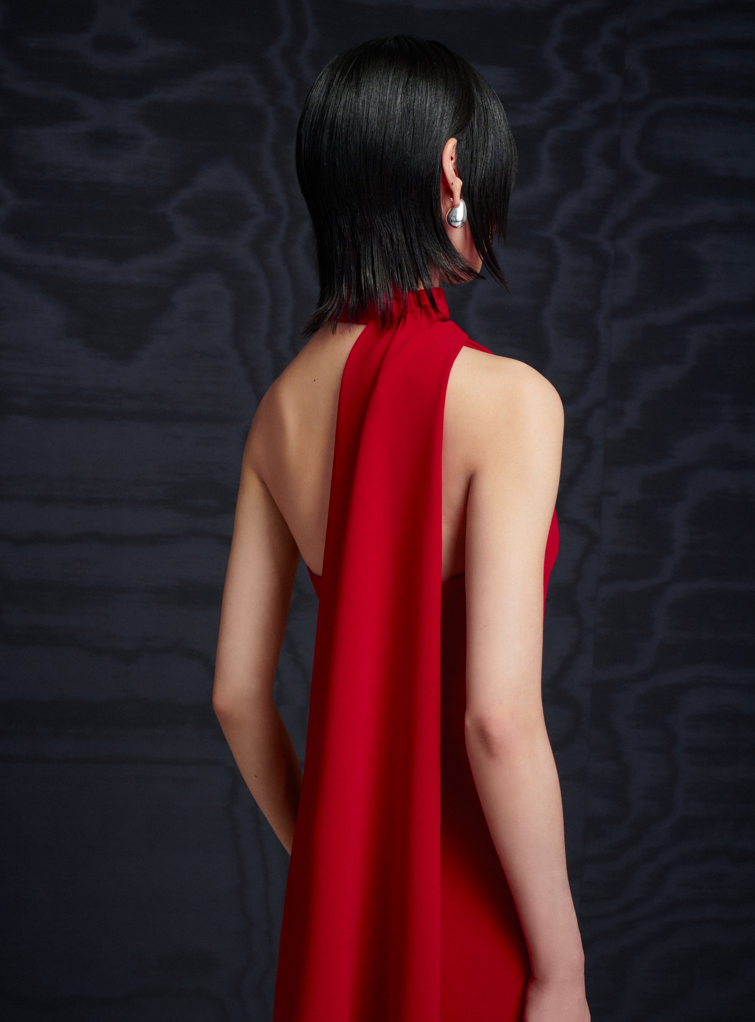 The Demi Maxi Dress in Crimson Red