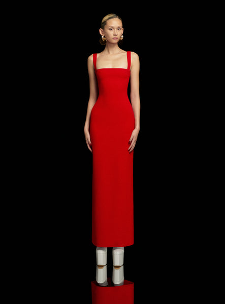The Joni Maxi Dress in Red – Solace London