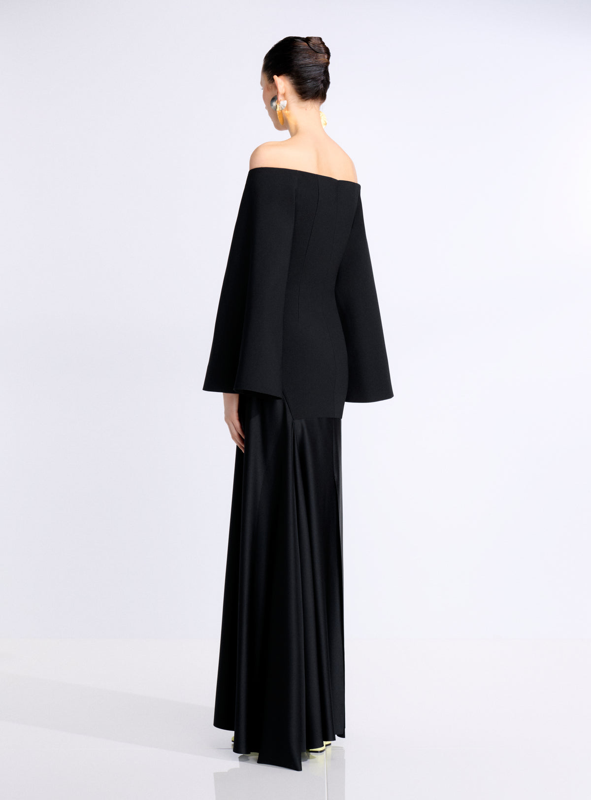 The Rina Maxi Dress in Black
