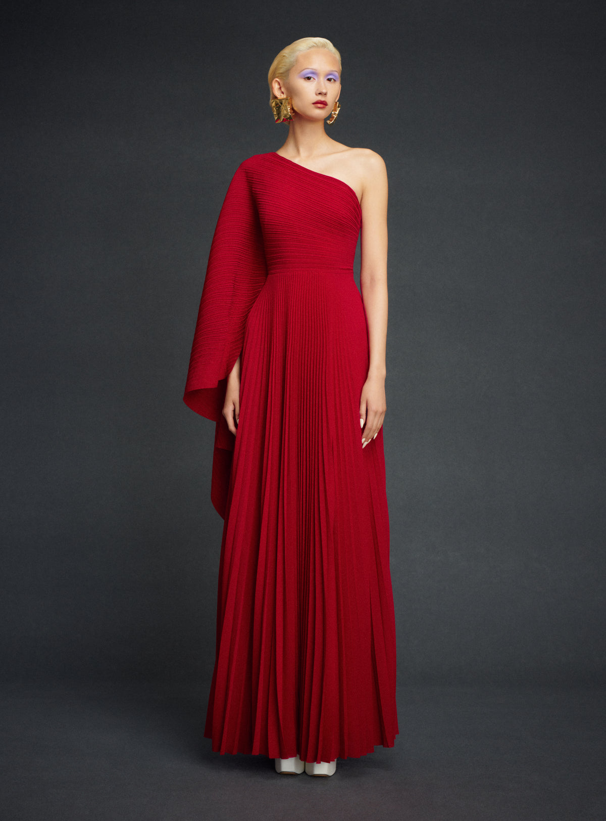 The Maci Maxi Dress in Ruby
