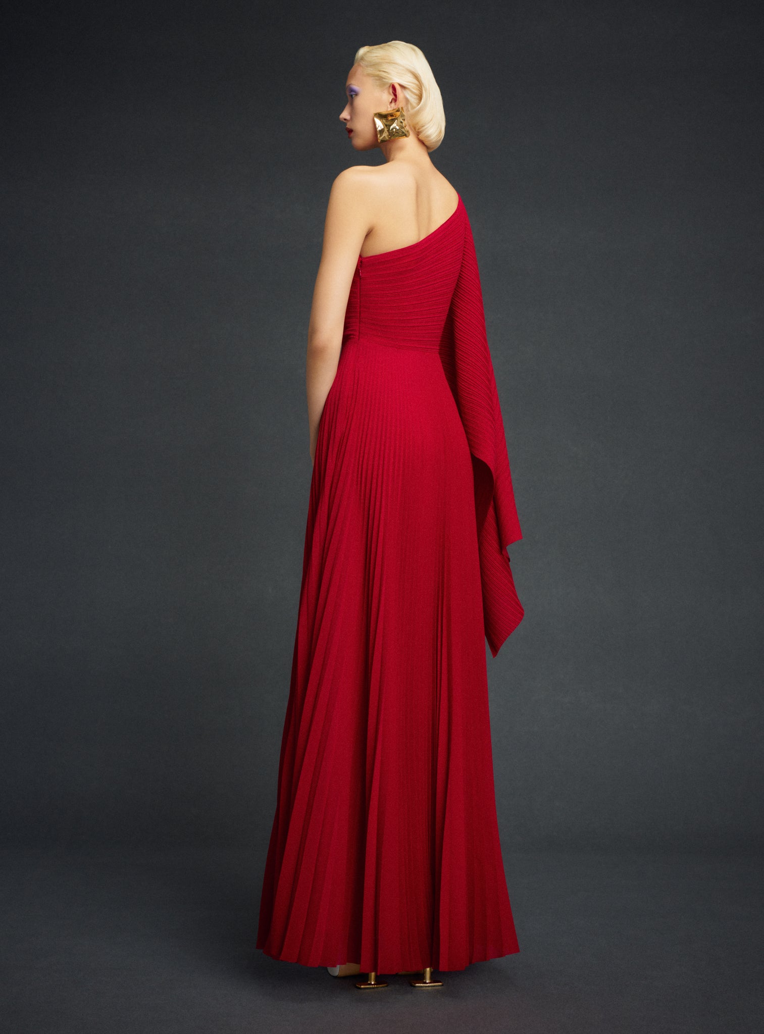 The Maci Maxi Dress in Ruby