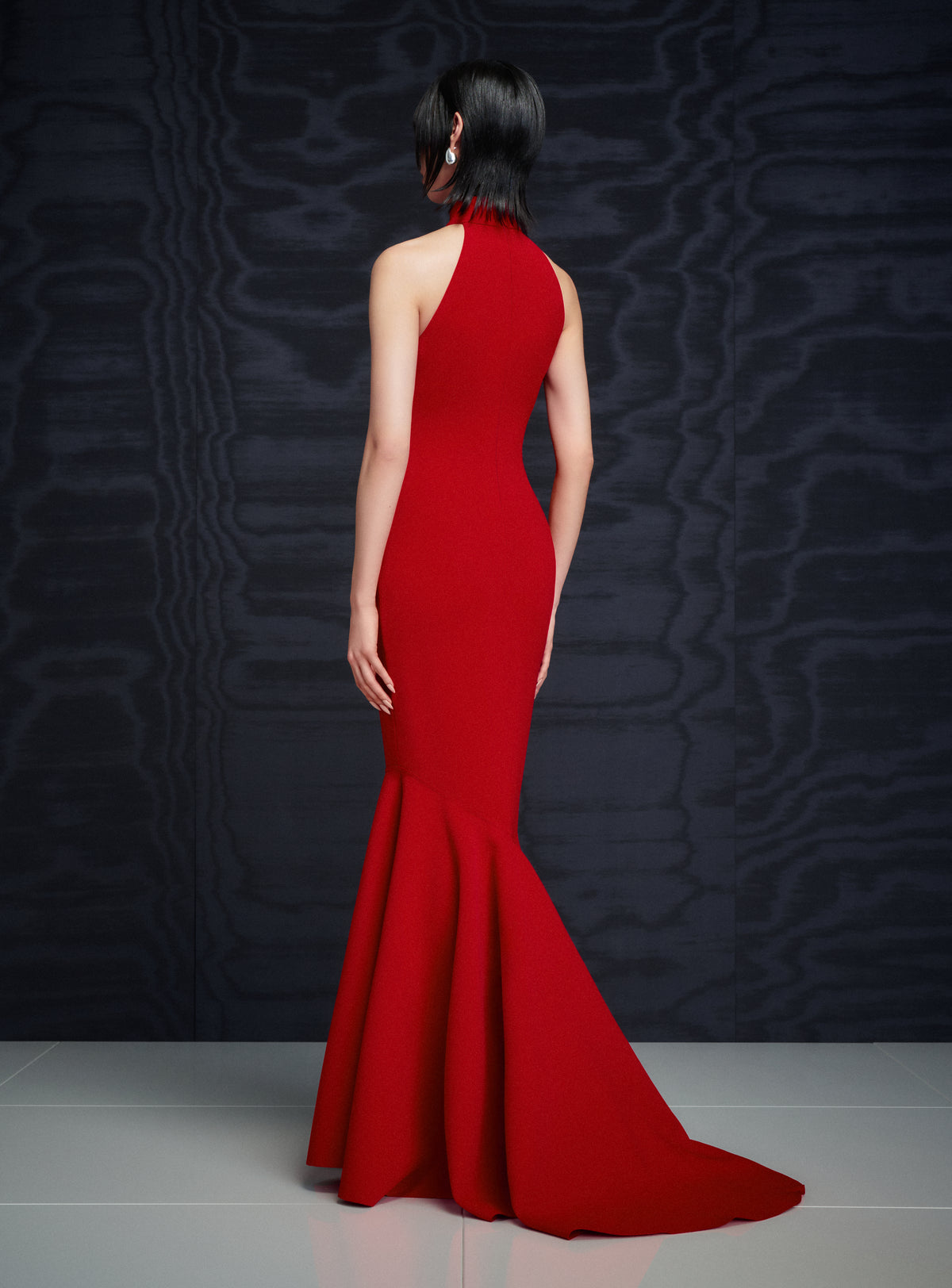 The Kerra Maxi Dress in Crimson Red