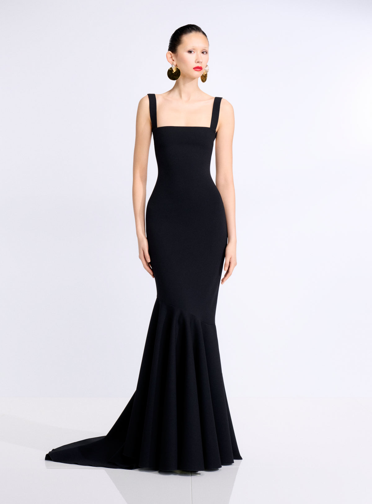 The Lottie Maxi Dress in Black