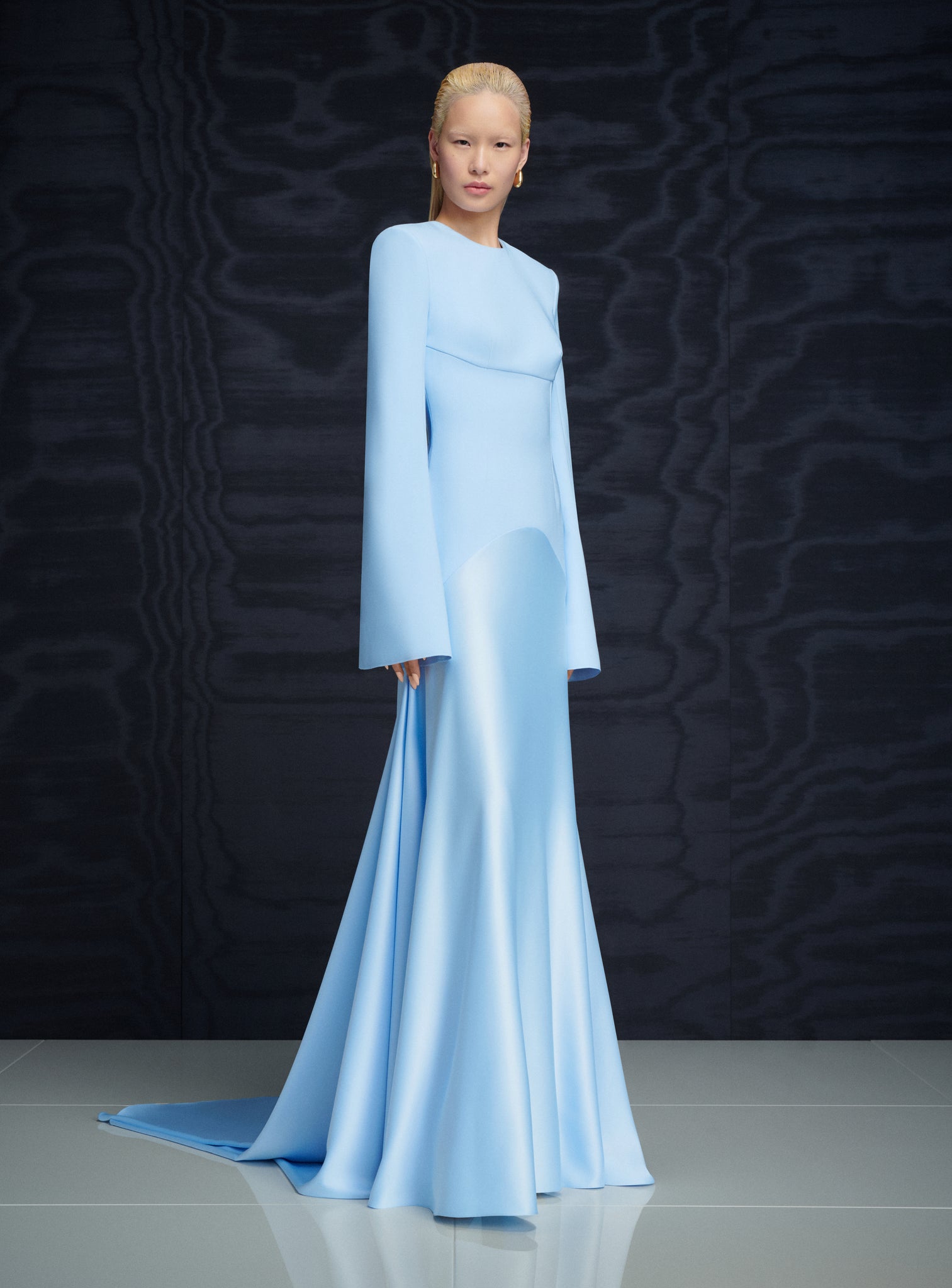 The Imani Maxi Dress in Ice Blue Solace London The Imani Maxi Dress in Ice Blue Solace London