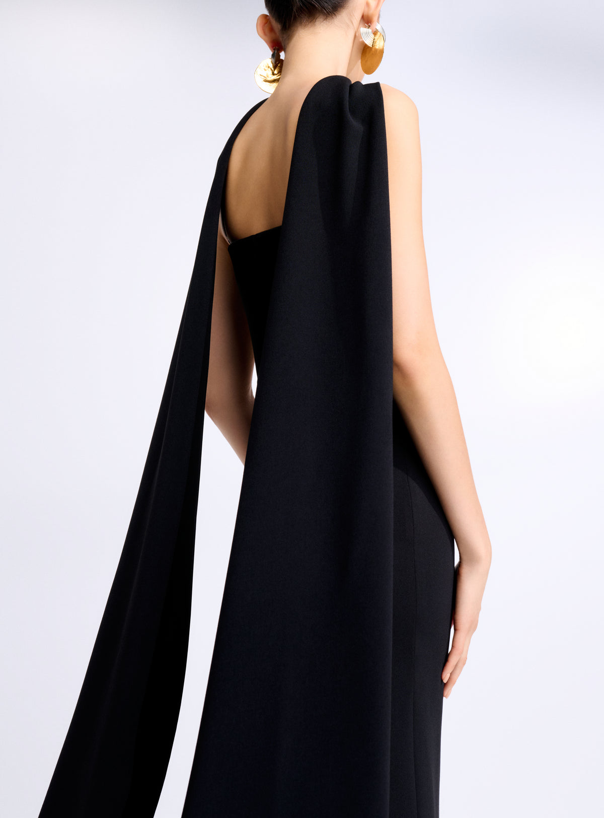 The Martine Midaxi Dress in Black