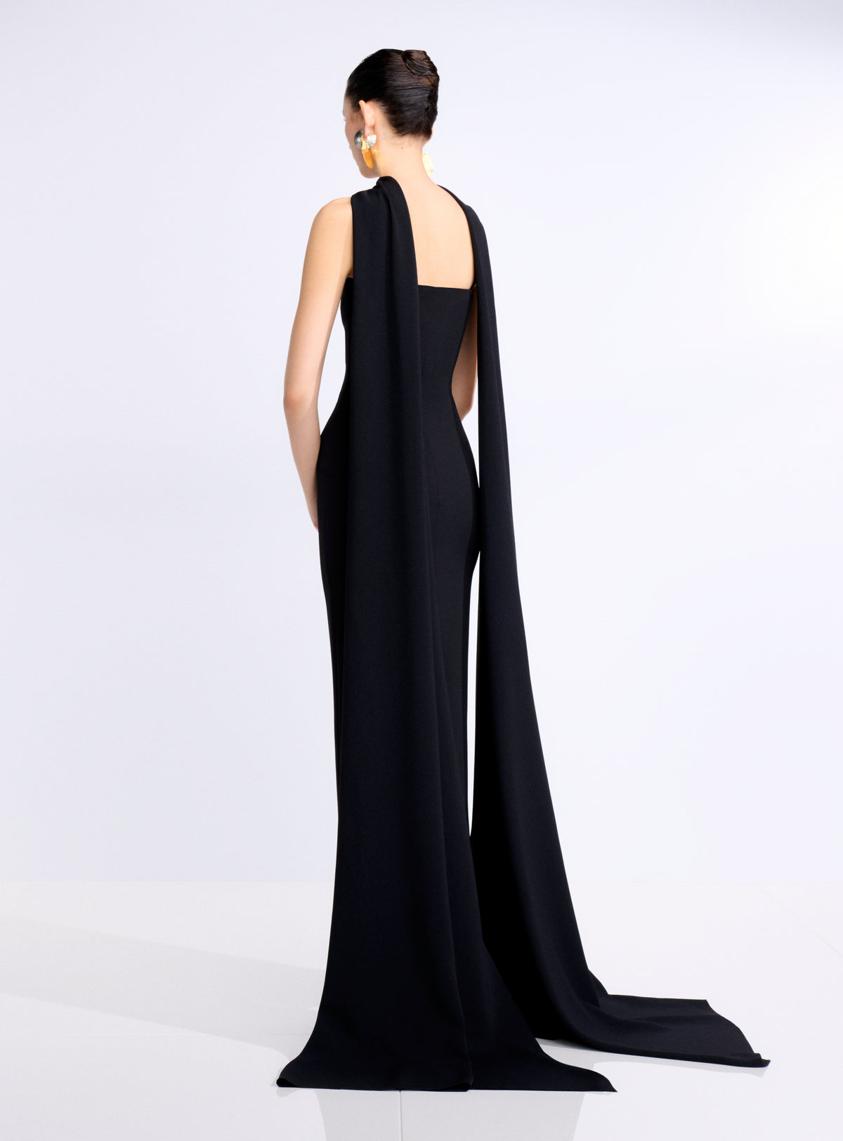 The Martine Midaxi Dress in Black