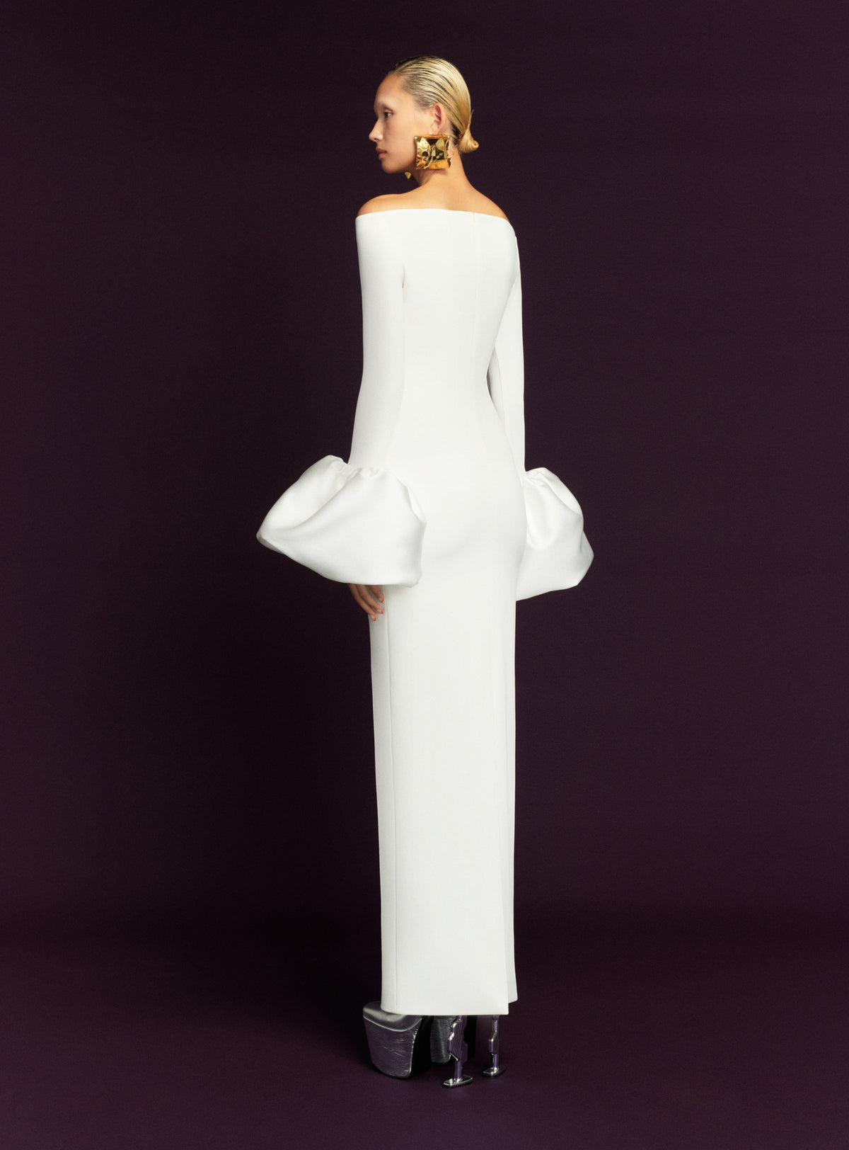 The Talia Maxi Dress in Cream