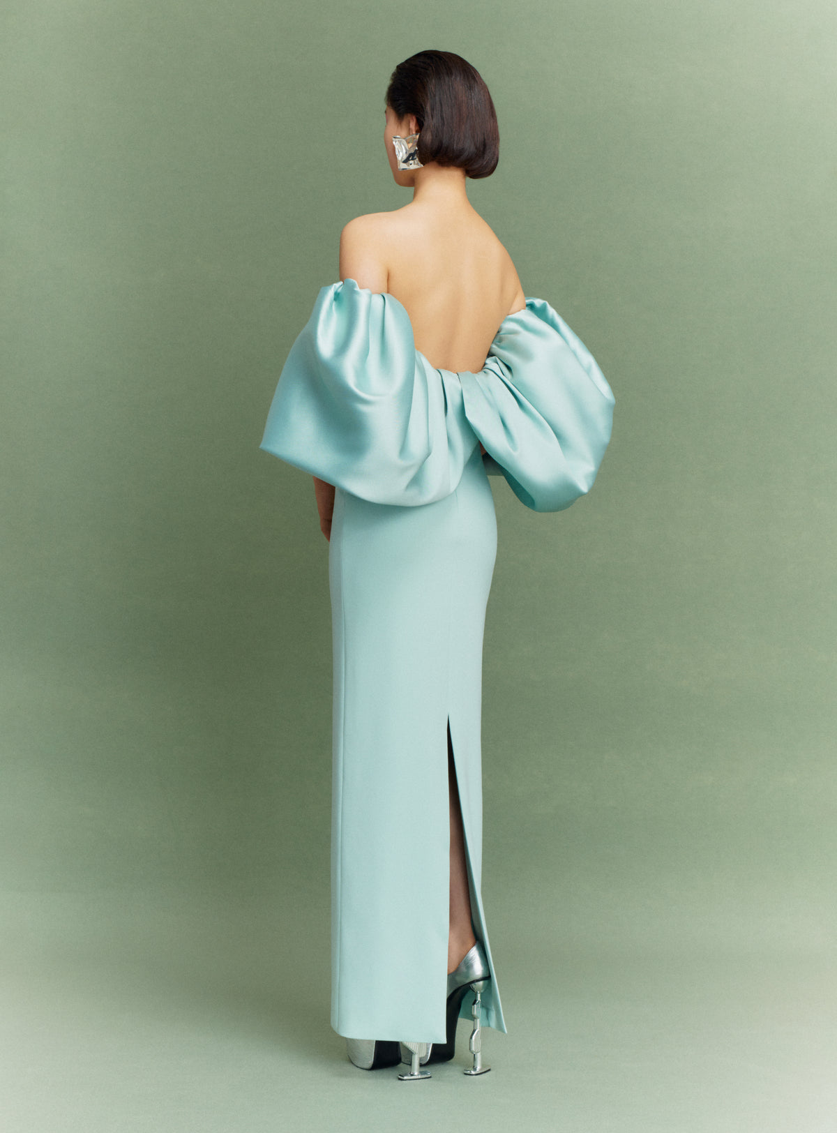 The Floris Maxi Dress in Opal