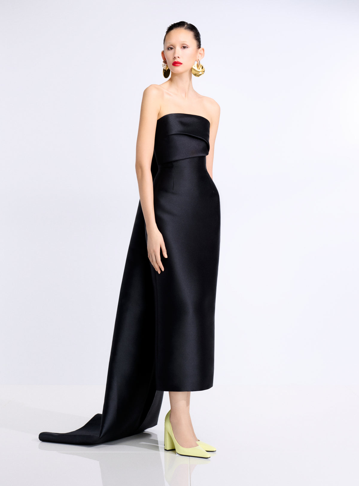 The Kiki Midaxi Dress in Black