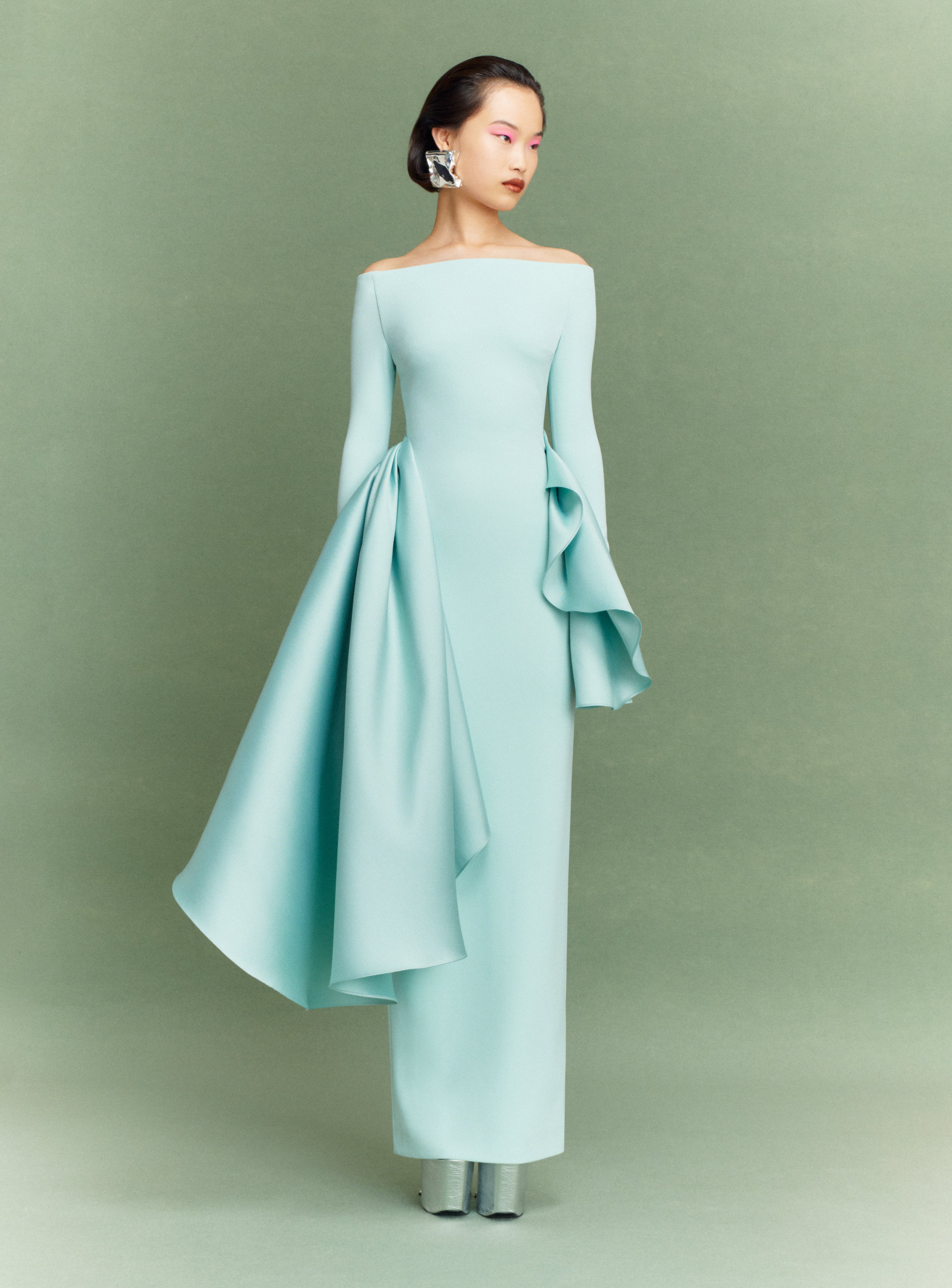 The Kiana Maxi Dress in Opal