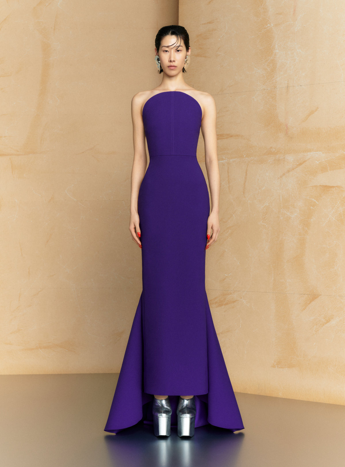 The Citra Maxi Dress in Amethyst