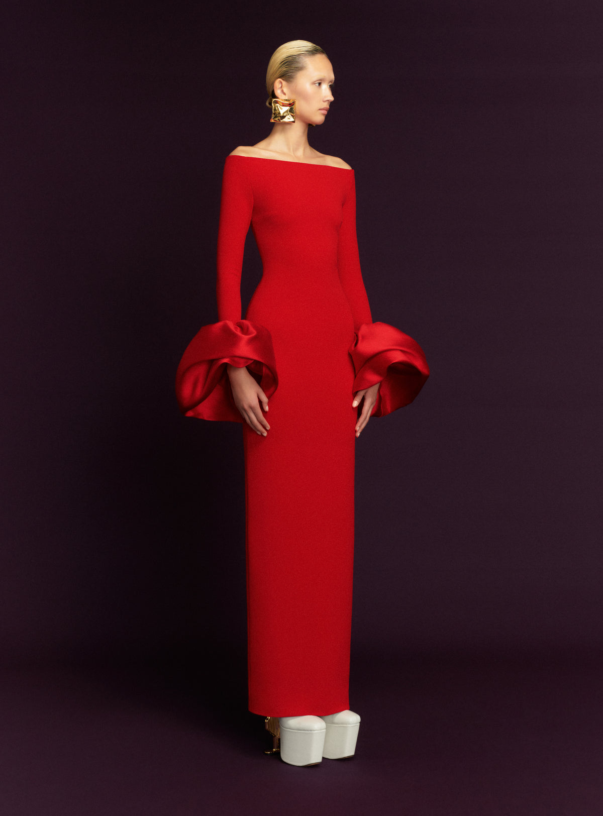The Talia Maxi Dress in Red
