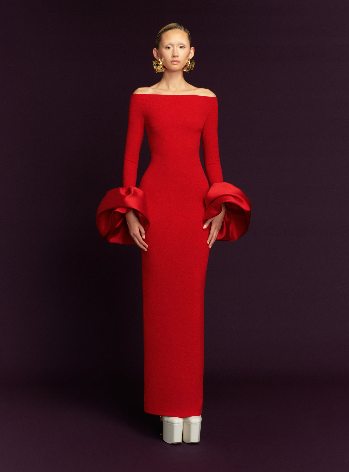 The Talia Maxi Dress in Red