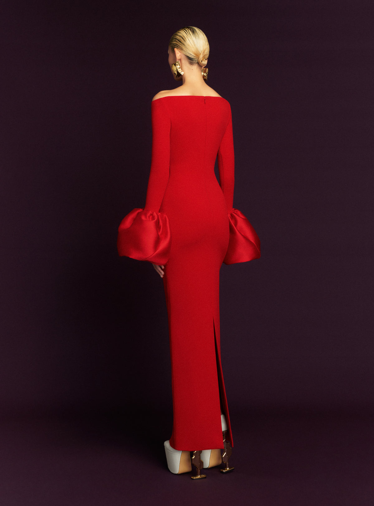 The Talia Maxi Dress in Red
