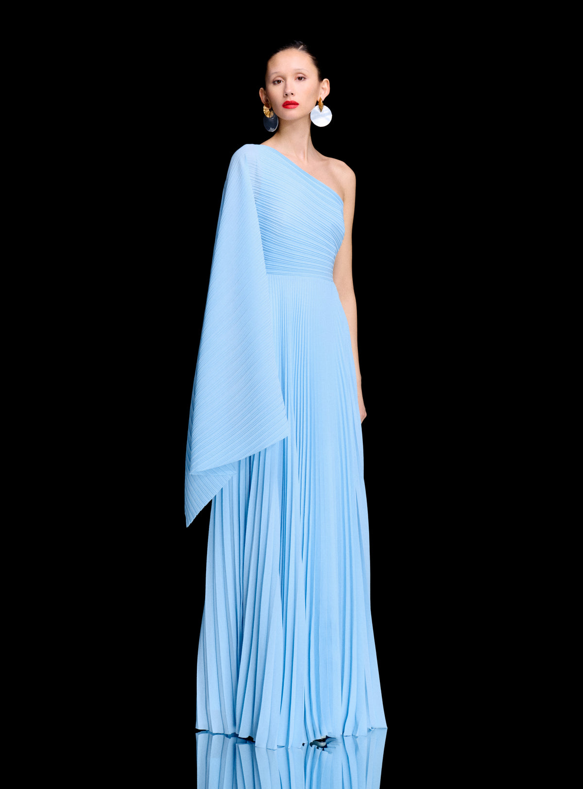 The Maci Maxi Dress in Soft Blue