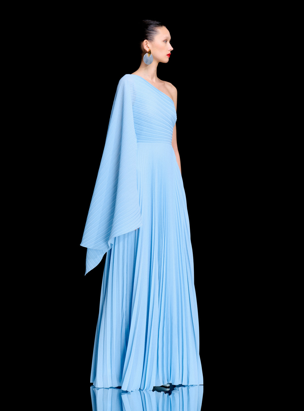 The Maci Maxi Dress in Soft Blue