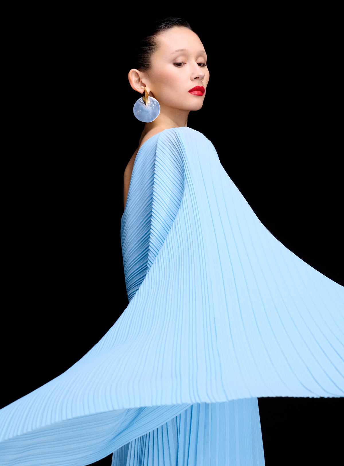 The Maci Maxi Dress in Soft Blue