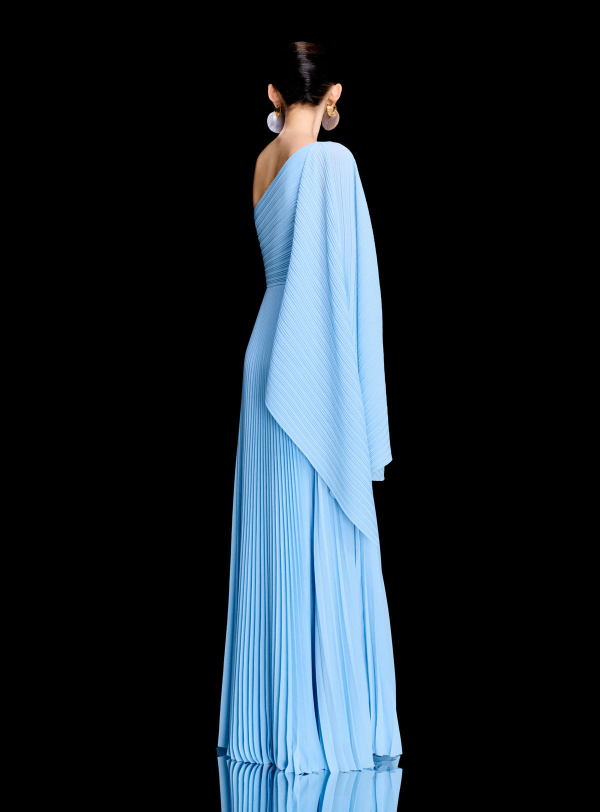 The Maci Maxi Dress in Soft Blue