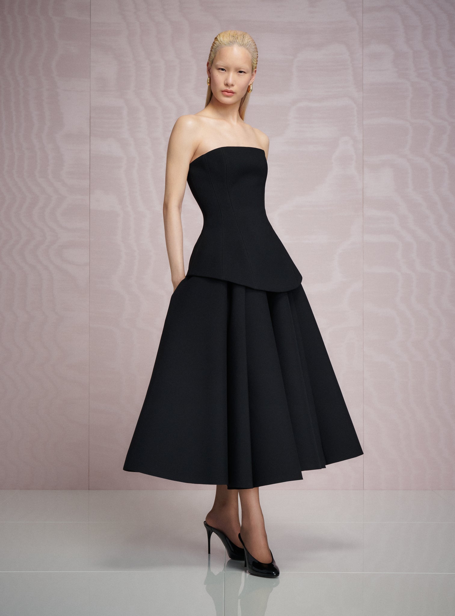 The Ada Midi Dress in Black The Ada Midi Dress in Black
