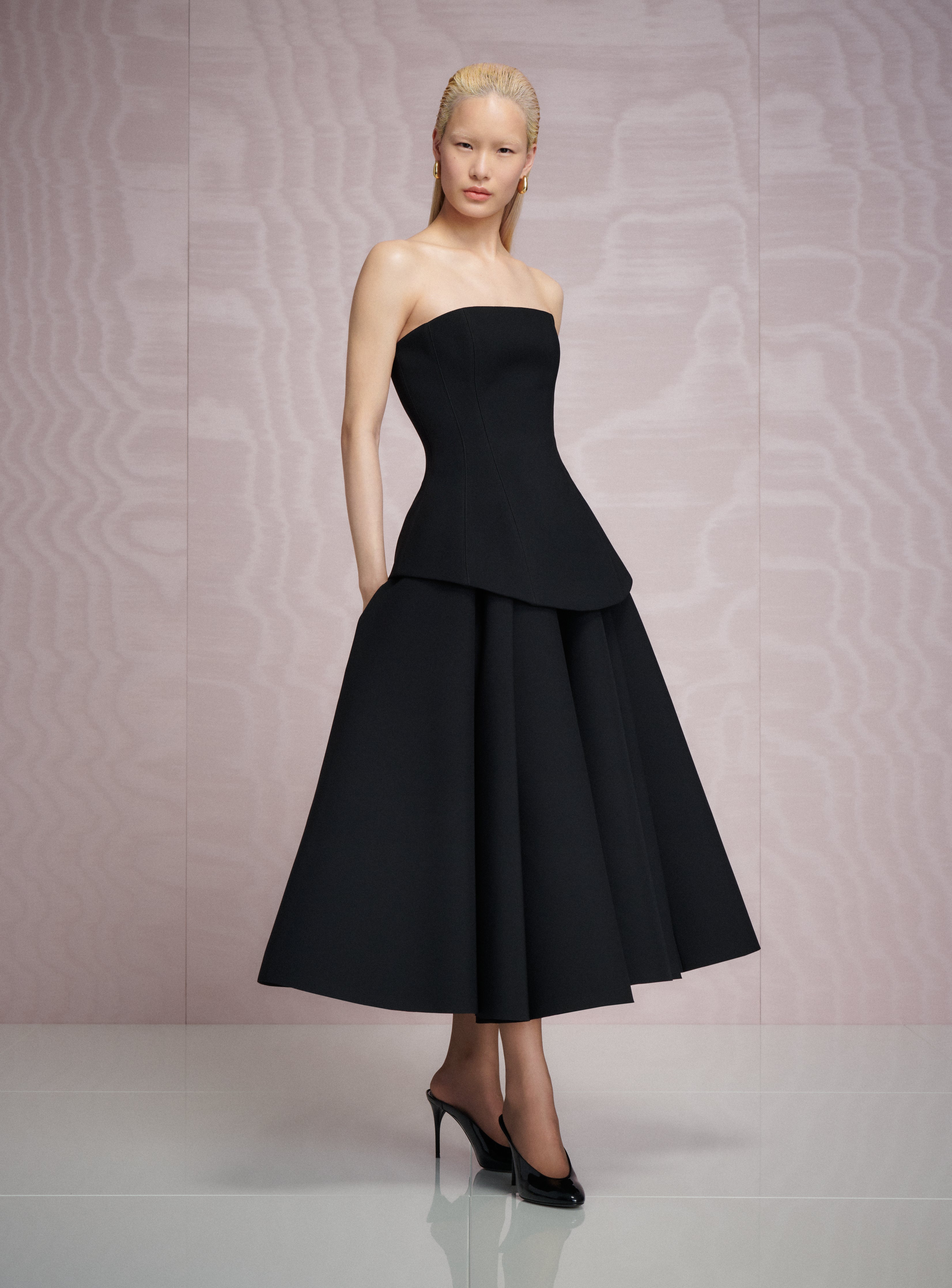 The Ada Midi Dress in Black