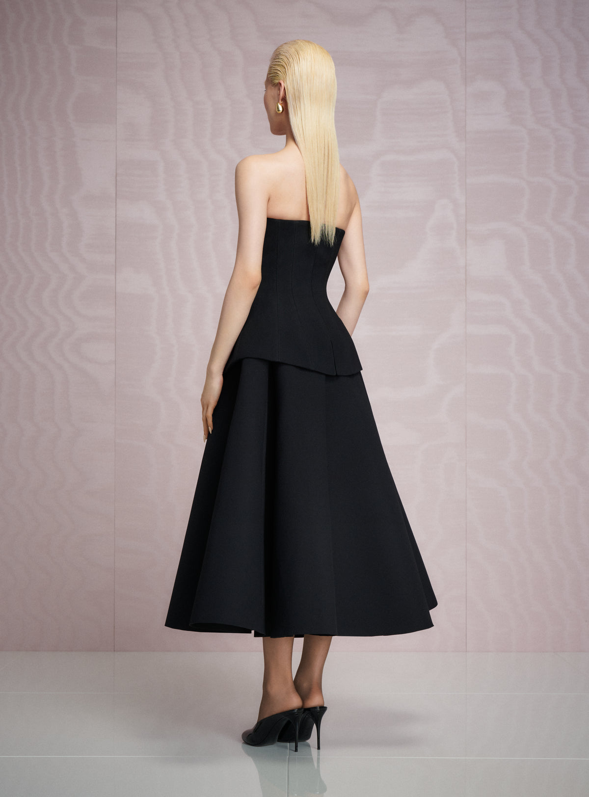 The Ada Midi Dress in Black