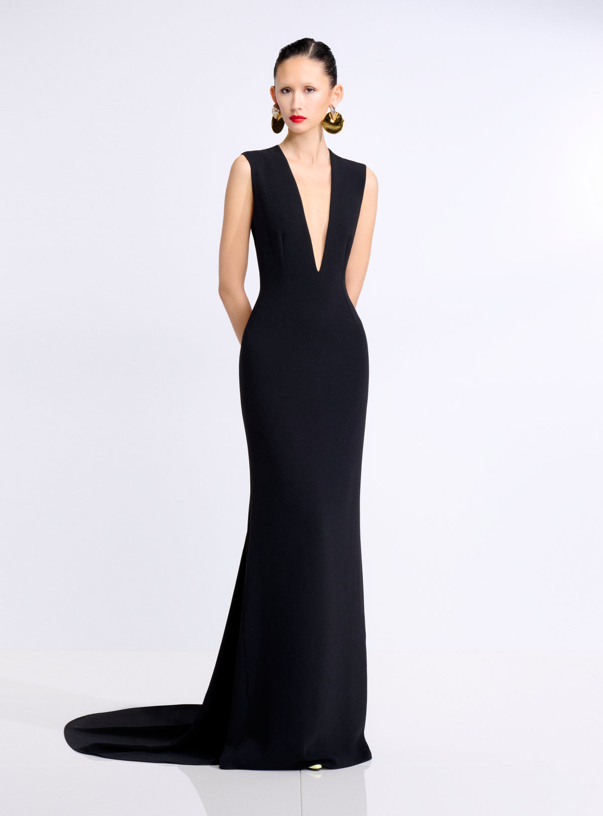 The Althea Maxi Dress in Black