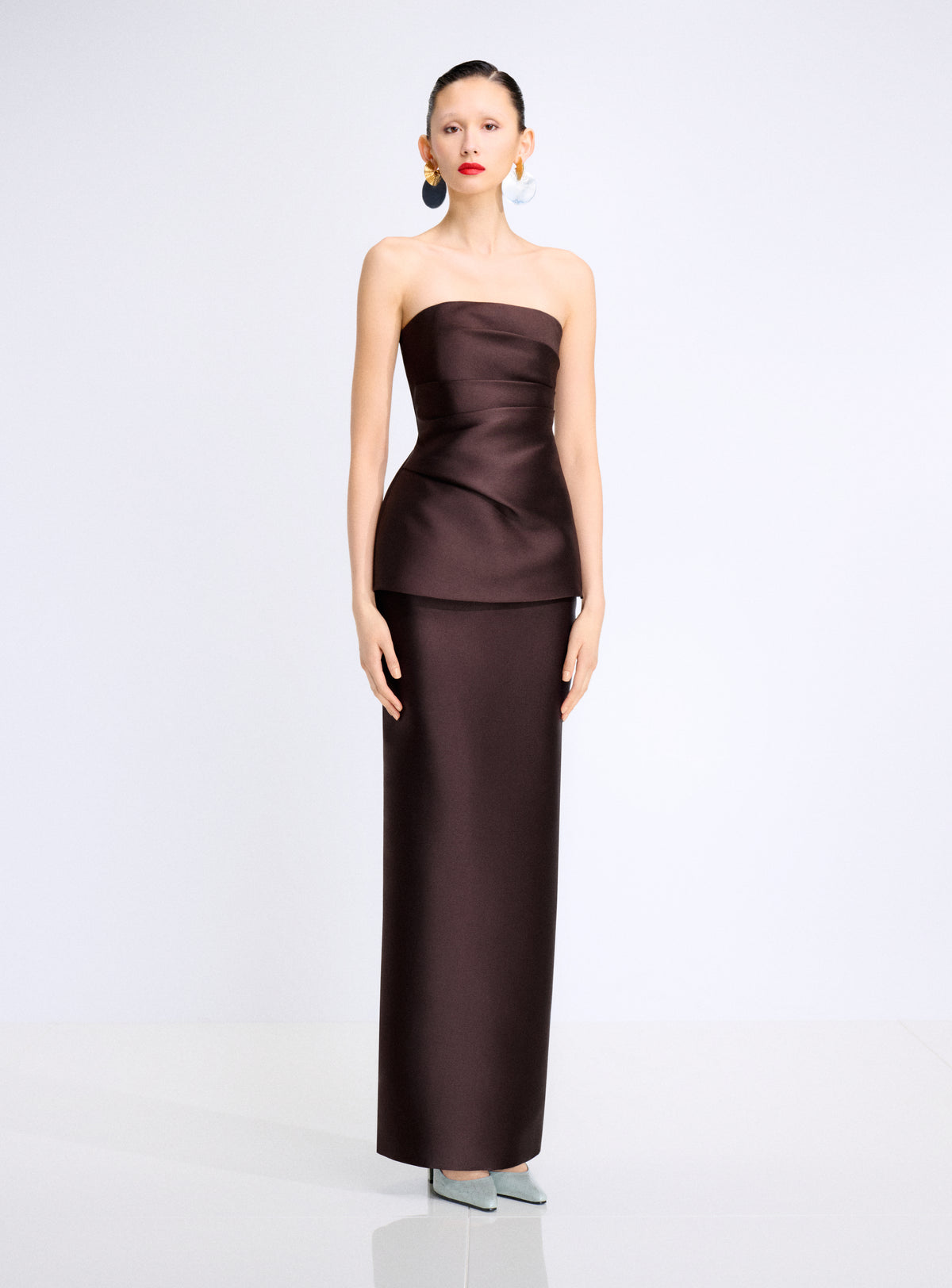 The Lucille Maxi Dress in Chesnut