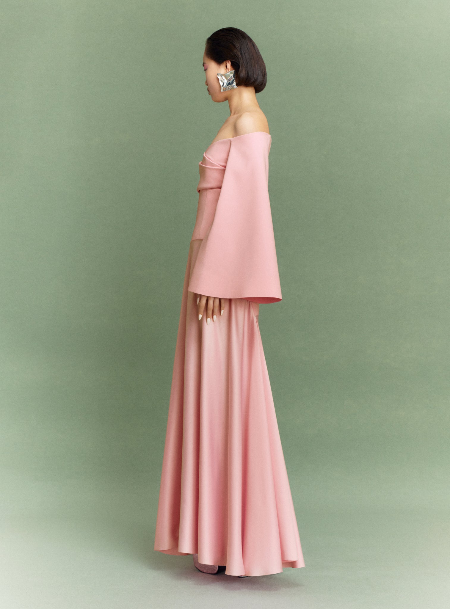 The Rina Maxi Dress in Putty Pink