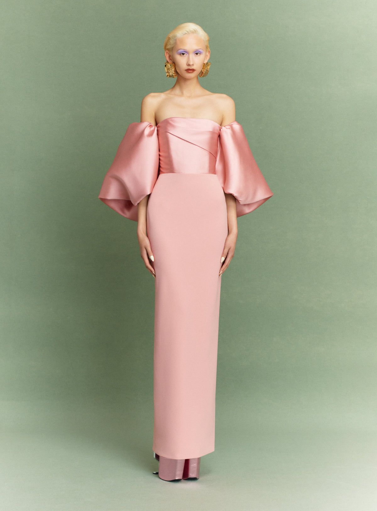 The Floris Maxi Dress in Putty Pink