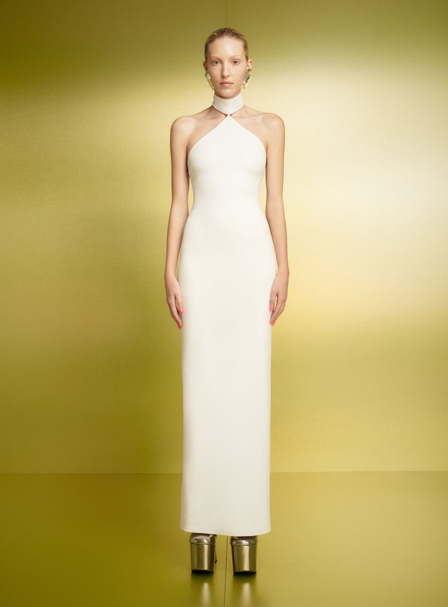 The Blanca Maxi Dress in Cream