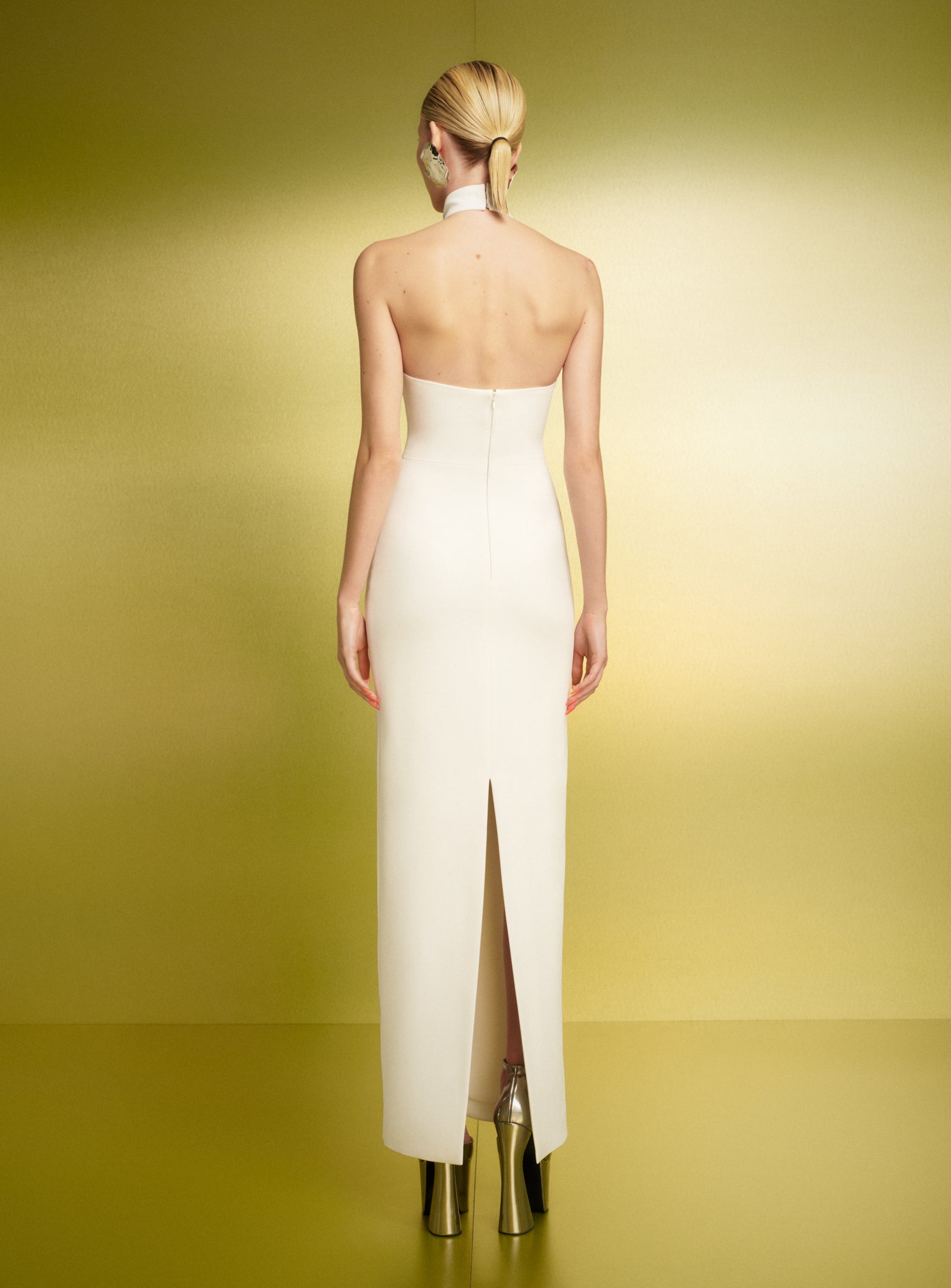 The Blanca Maxi Dress in Cream