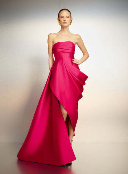 minkpink raya midi dress The Raya Midi Dress in Cerise – Solace London