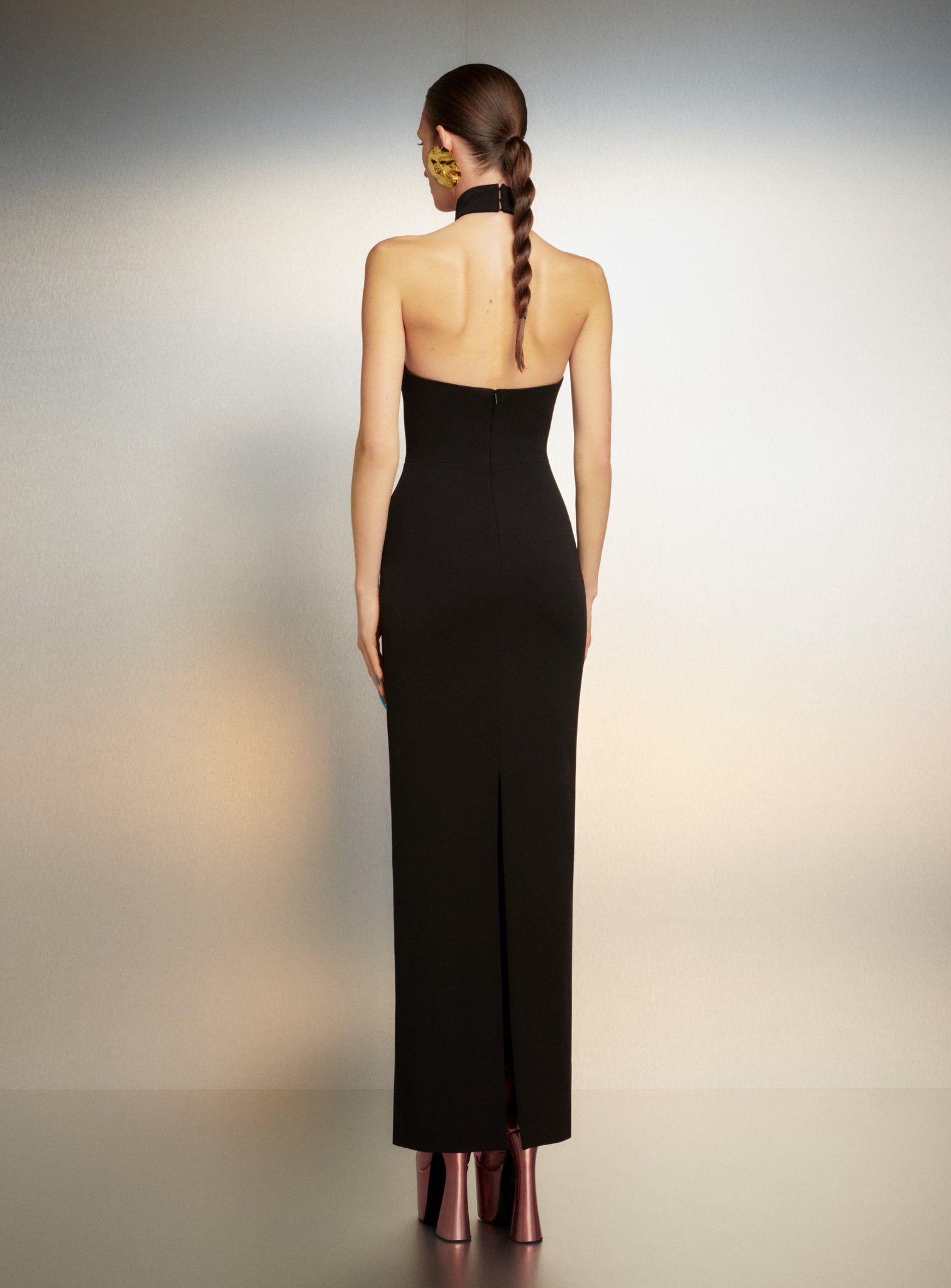 The Blanca Maxi Dress in Black