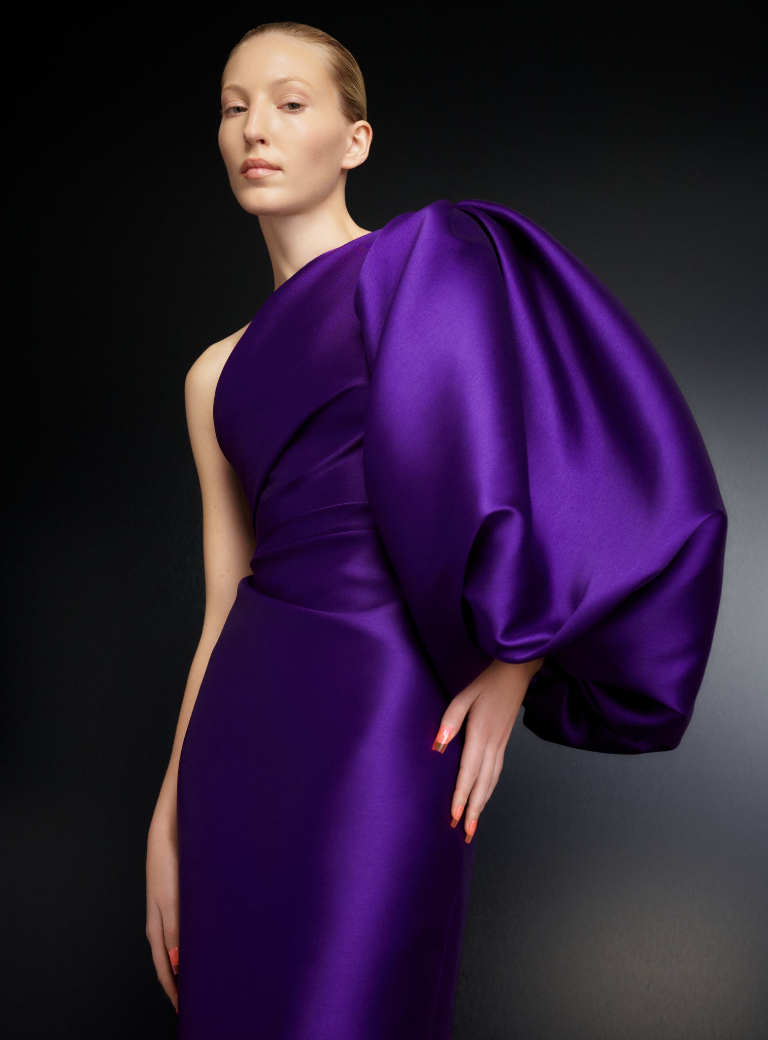 The Aurelia Maxi Dress in Amethyst