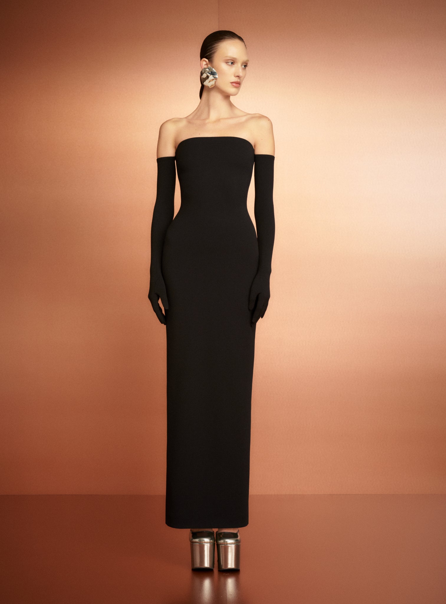 The Tullia Maxi Dress in Black