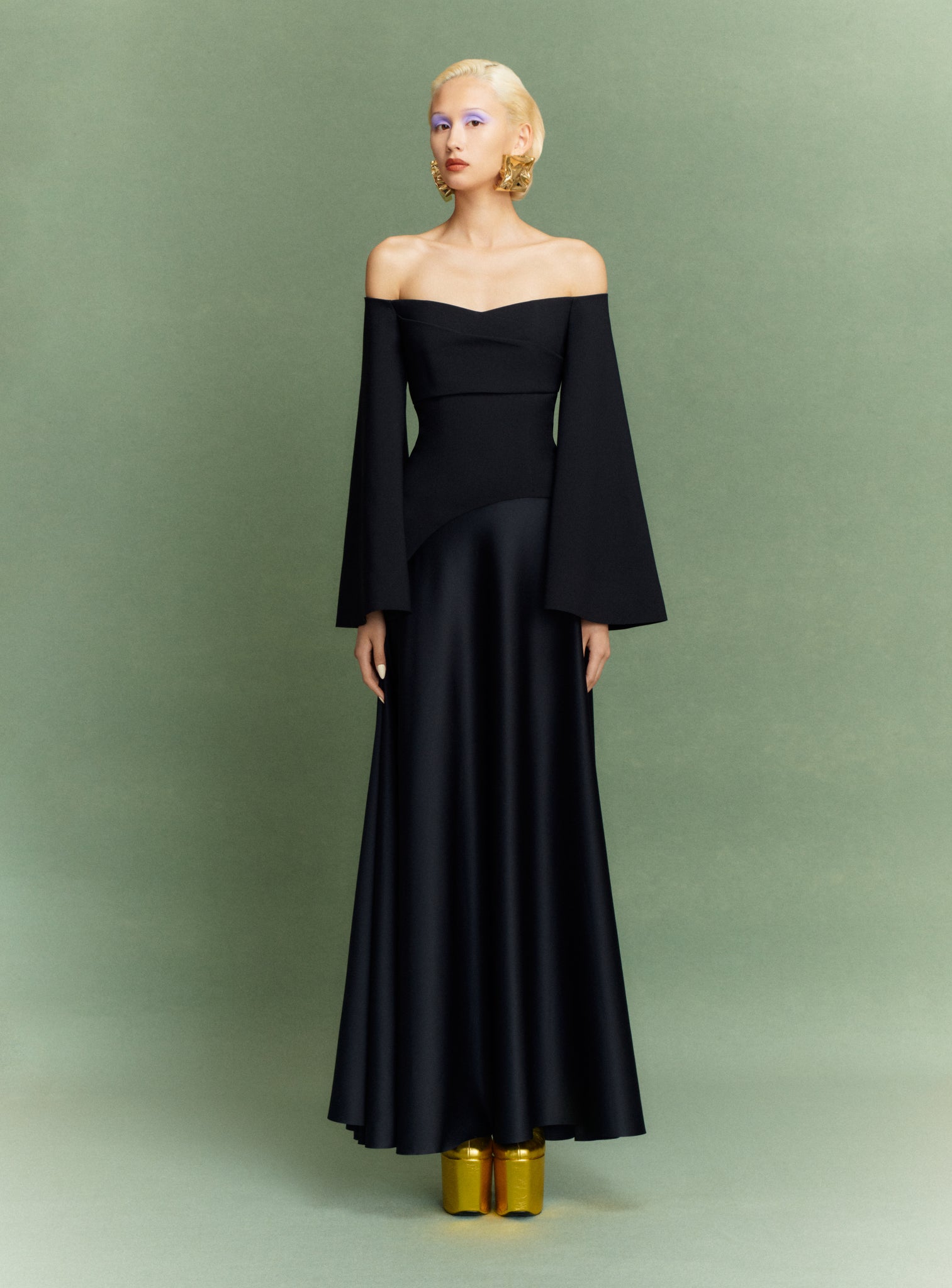 The Rina Maxi Dress in Black